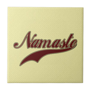 Namaste Stylish Red Burgundy Tile