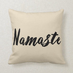 Namaste Throw Pillow