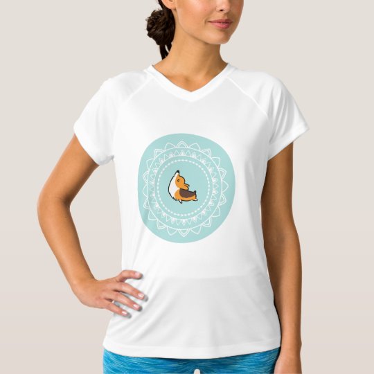 Namaste Tricolor Corgi New Balance Workout Shirt