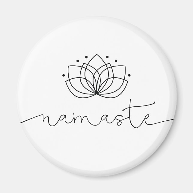 Namaste Typography Magnet (Front)