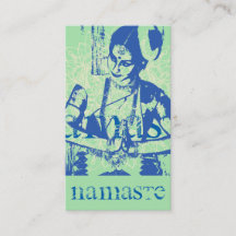 Namaste Woman In Sari