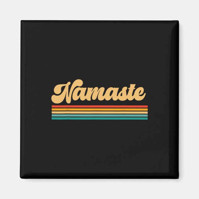 Namaste Yoga _3  Magnet (Front)