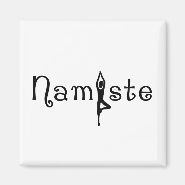 Namaste Yoga Magnet (Front)