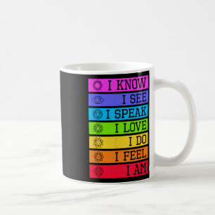 Namaste Yoga Meditation 7 Chakras Spiritual Coffee Mug