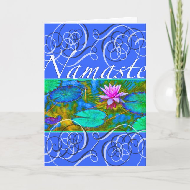 Namaste Yoga Thank You Elegant Lotus Blossom (Front)