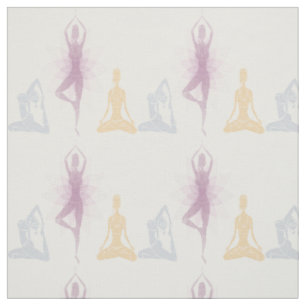 Namaste,yoga,yogi,women,chakra,chi,spiritual,zen Fabric