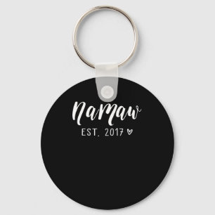 Namaw EST.2017 Best Grandma Custom Nana Gift Keychain