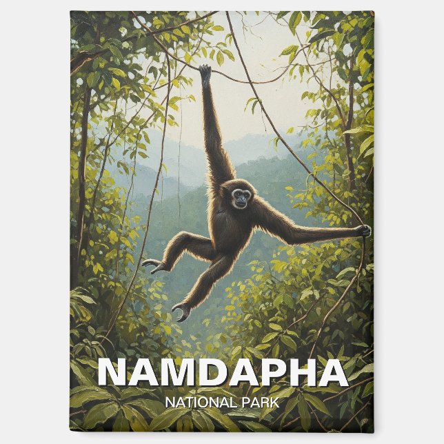 Namdapha National Park India Travel Magnet (Front)