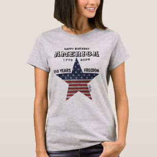 Name 250th Happy Birthday America Flag Women's T-Shirt