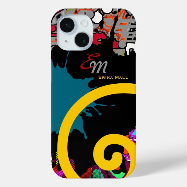 Name abstraction art Case-Mate iPhone case (Back)