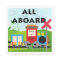 Name Age All Aboard Train Birthday Paper Napkins