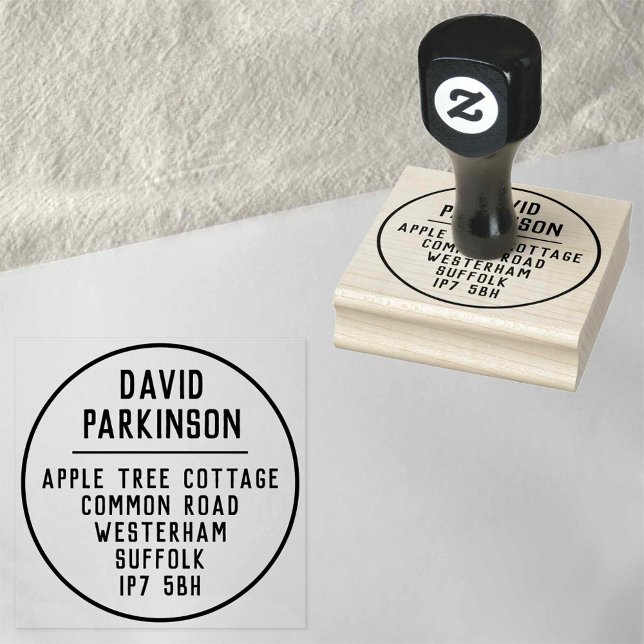 Name and Address Rubber Stamp (Creator Uploaded)
