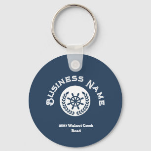 Name and Logo Nautical Keychain