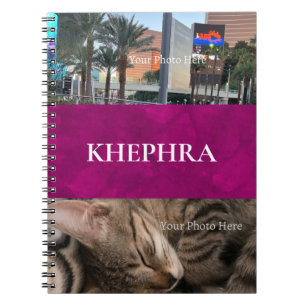 Name and Photo Collage Notebook
