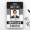 Name and Photo Security Bodyguard ID Card