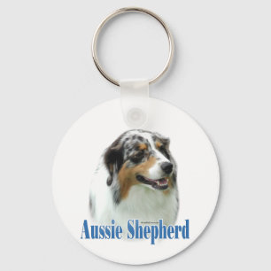 Name Australian Shepherd Keychain