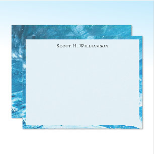 Name    Azure Blue Abstract Painting Frame Card