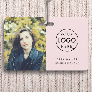 Name Badge Card Custom Employee ID Badges