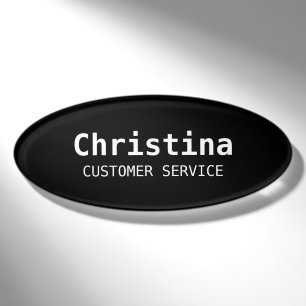 Name Badge Magnet   Employee Staff