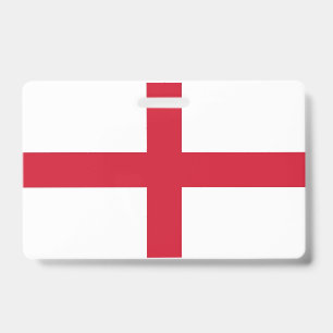 Name Badge with flag of England, United Kingdom