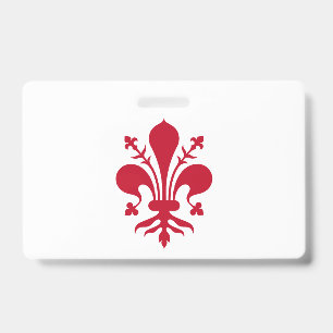 Name Badge with flag of Florence