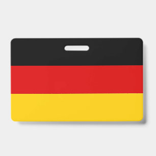 Name Badge with flag of Germany