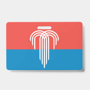 Name Badge with flag of Kansas City