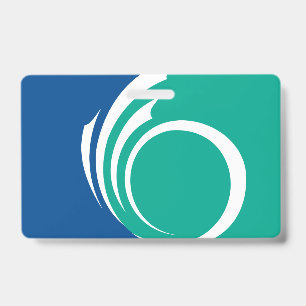 Name Badge with flag of Ottawa, Canada