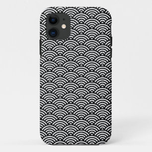 Name Band - Fish Scale Pattern iPhone Case