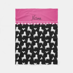 Name black West Highland White Terrier dogs Fleece Blanket