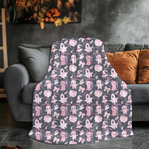 Name Blanket Pink Cute Halloween