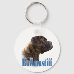 Name Brindle Bullmastiff Keychain