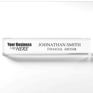 Name Business Logo Desk Name Plate