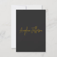 Name Calligraphy Professional Elegant Gold Colour
