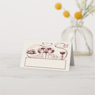 Name Cards Wedding Table Vintage