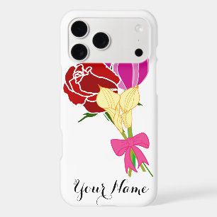 Name case. personalized Flower bouquet