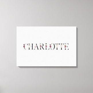 Name Charlotte Canvas Print