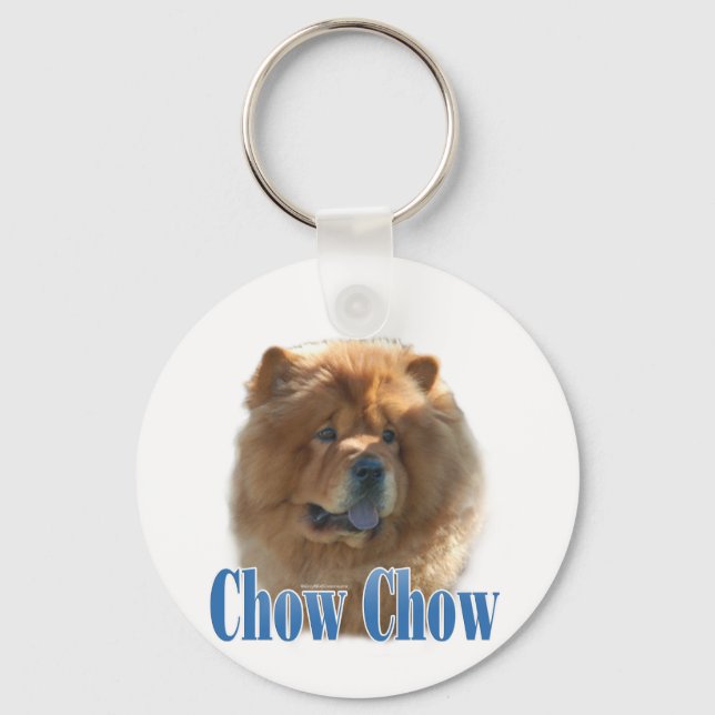 Name Chow Chow  Keychain (Front)