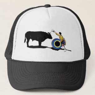 NAME: Clown and Bull-No-Text Trucker Hat