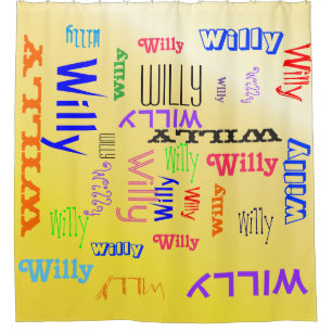 Name Collage Customizable Yellow