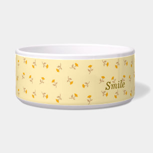 Name Customization Wild Beige Bowl
