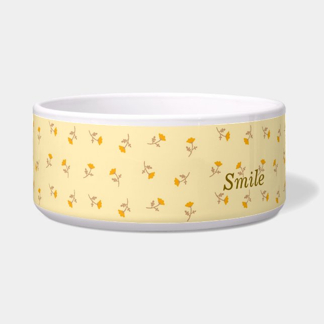 Name Customization Wild Beige Bowl (Front)