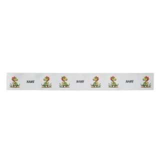 Name Dino Ribbon Satin Ribbon