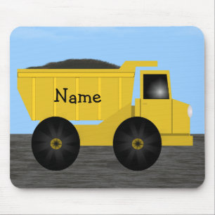 Name Dump Truck Mousepad - Template
