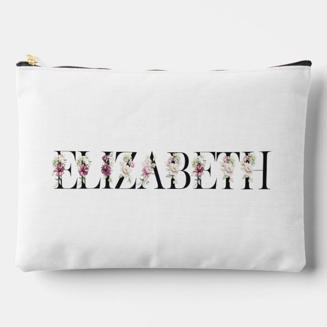 Name Elizabeth Accessory Pouch (Front)