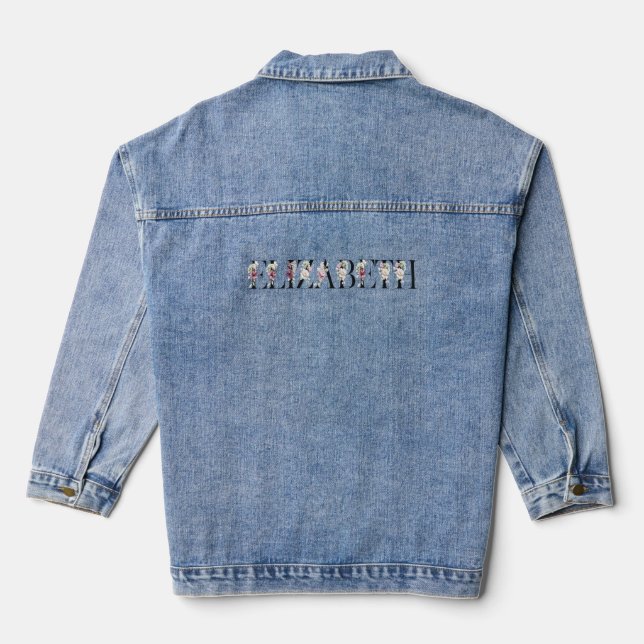 Name Elizabeth Denim Jacket (Back)