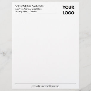 Name Email Address Business Letterhead Template
