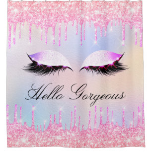 Name Eyelashes Makeup Pink Bride Girly Drips