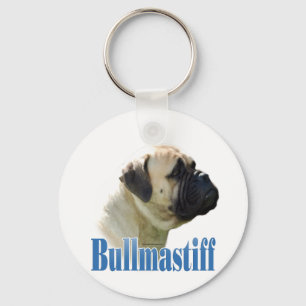 Name Fawn Bullmastiff Keychain