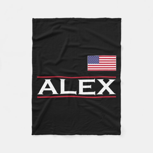 Name funny birthday gift idea performance  fleece blanket (Front)